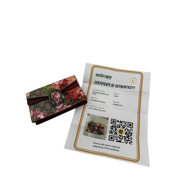 Gucci  GG Supreme Monogram Blooms Super Mini Dionysus Shoulder bag*Dry Rose - Picture 4 of 16